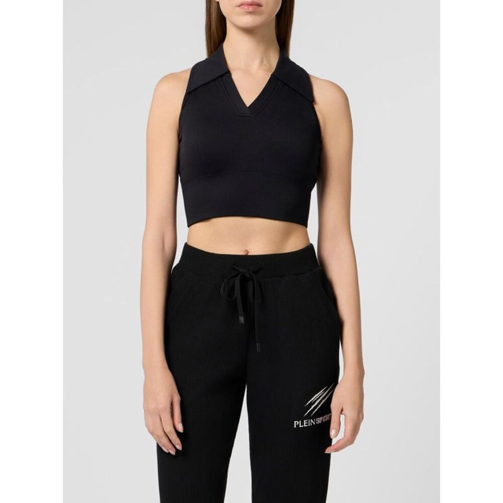 Plein Sport Polo Shirt Woman Black